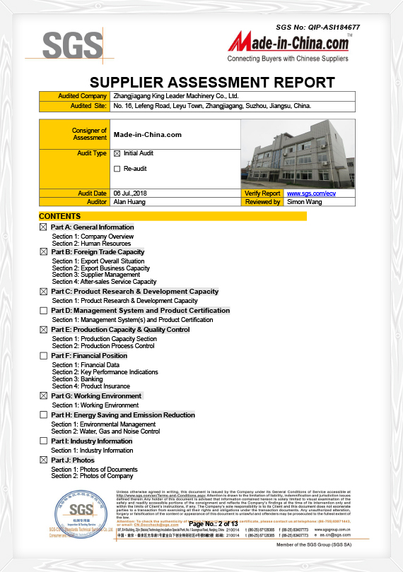 Rapport d'évaluation des fournisseurs